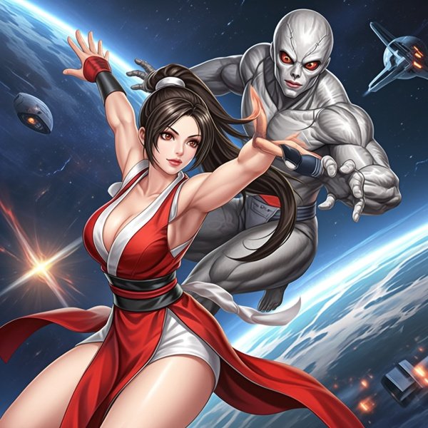 不知火舞大战外星人小游戏结局