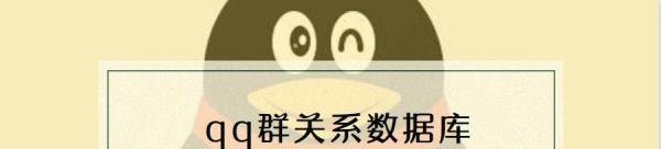 qq群关系数据库使用方法