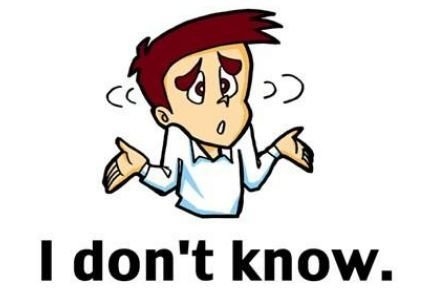 I don't know是什么意思
