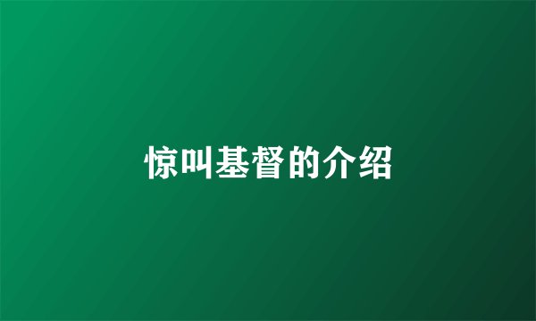 惊叫基督的介绍