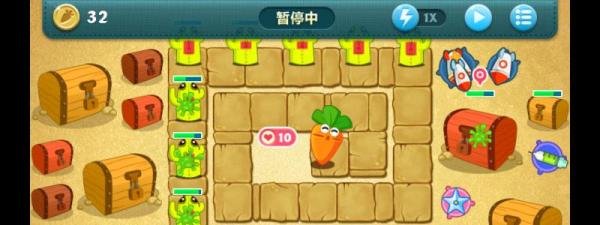 保卫萝卜挑战关34之全清金萝卜攻略