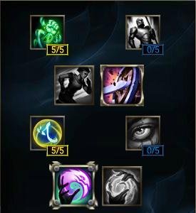 LOL6.12版本德玛西亚之力盖伦上单天赋加点图