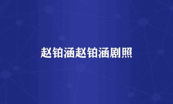 赵铂涵赵铂涵剧照