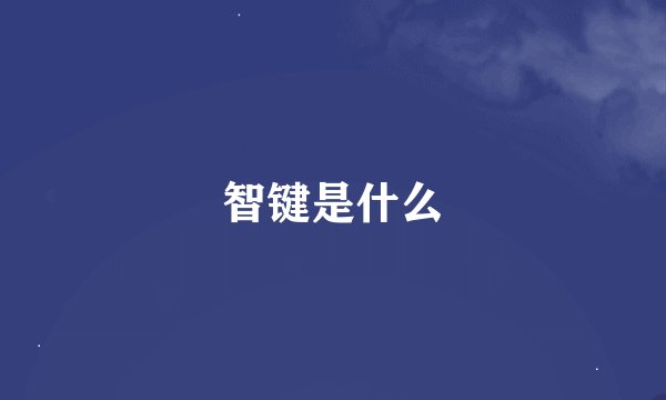 智键是什么