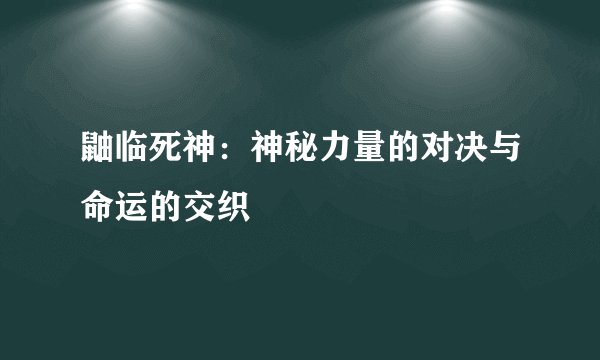 鼬临死神:神秘力量的对决与命运的交织