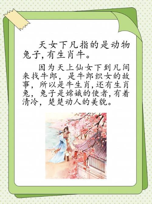 天女下凡是天肖还是地肖？