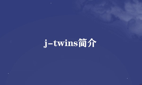 j-twins简介
