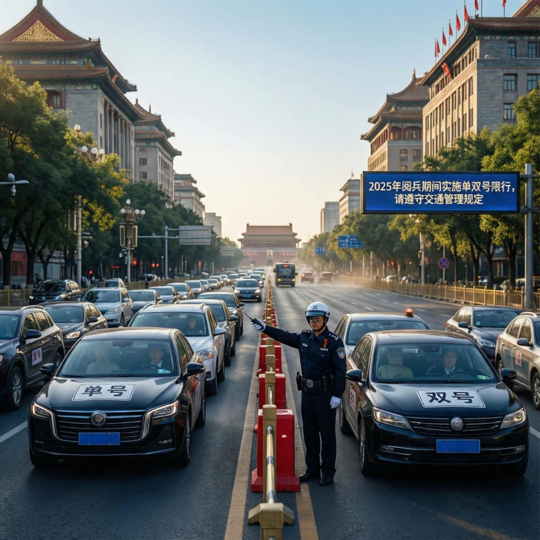 2025年阅兵车辆实行单双号吗