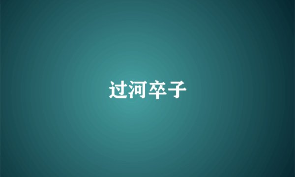 过河卒子