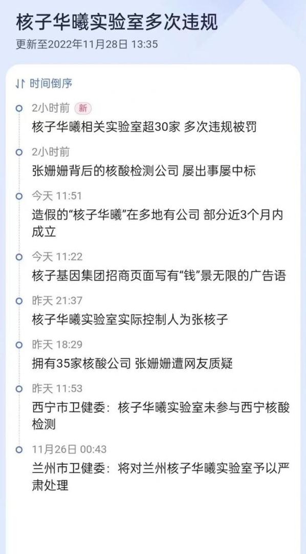 核酸检测或遭经济垄断化