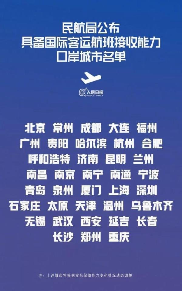 重磅！“五个一”放宽了！中国民航局官宣：增加国际航班！