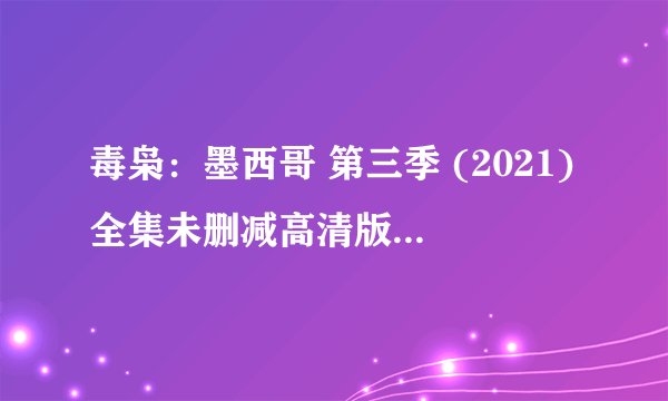 毒枭：墨西哥 第三季 (2021)全集未删减高清版免费下载