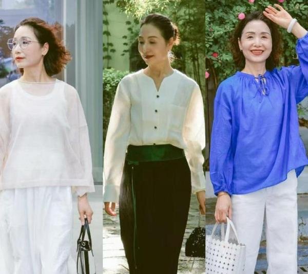 女人到了50、60岁别怕老,秋季这样穿衣打扮吧!有活力又得体