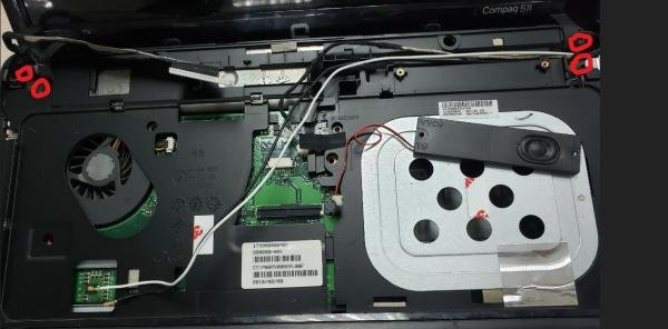 惠普笔记本Compaq511拆机图片分解
