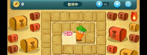 保卫萝卜挑战关34之全清金萝卜攻略
