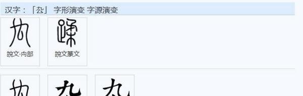 厶、厷、厸、厹、厺、厼、厽读什么？意义是什么？