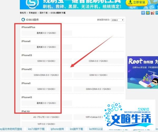 苹果iOS8固件下载地址、以及下载注意事项