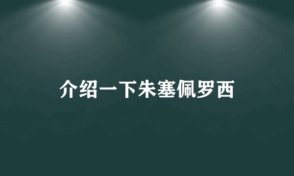 介绍一下朱塞佩罗西