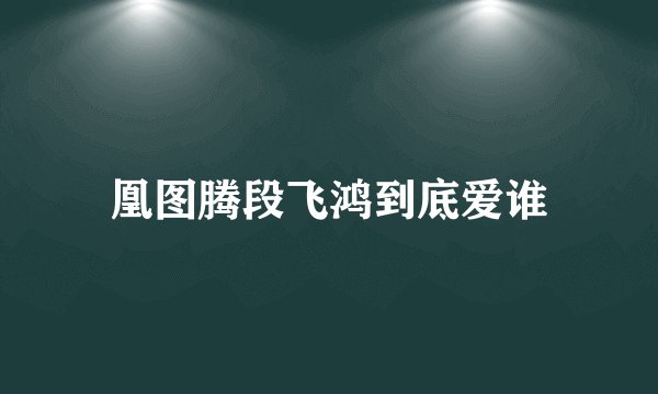 凰图腾段飞鸿到底爱谁