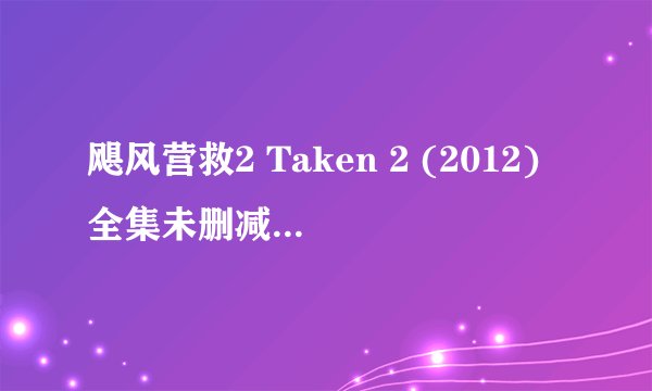 飓风营救2 Taken 2 (2012)全集未删减高清版免费下载