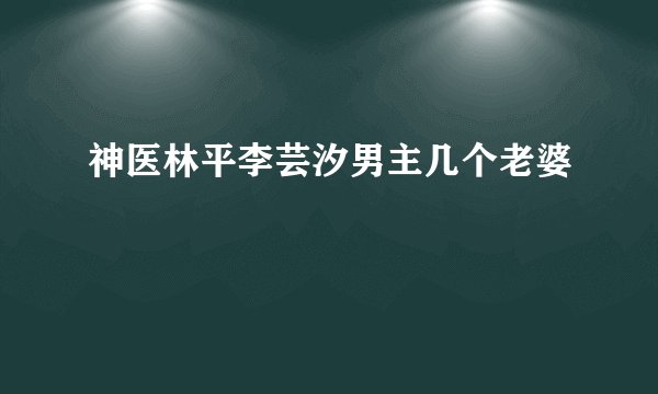 神医林平李芸汐男主几个老婆