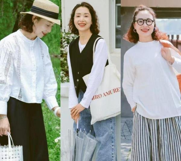 女人到了50、60岁别怕老,秋季这样穿衣打扮吧!有活力又得体