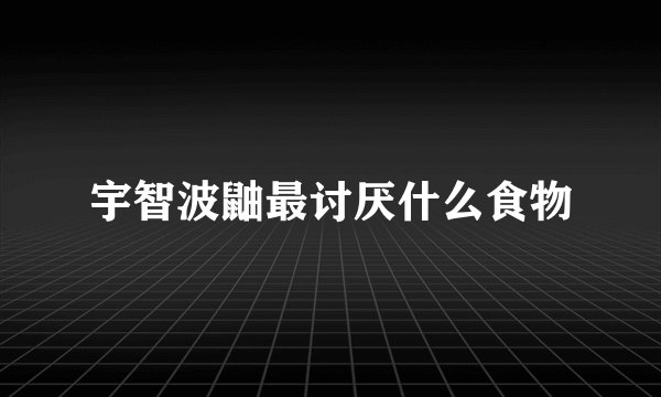 宇智波鼬最讨厌什么食物