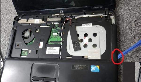 惠普笔记本Compaq511拆机图片分解