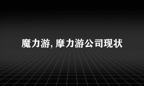 魔力游, 摩力游公司现状