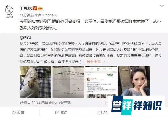 女网红殴打孕妇事件：狗永远是狗，可人有时候却不是人！