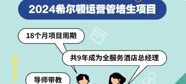 希尔顿招24运营管培生 国际酒店集团 提供入门级管理岗 应往届生可投