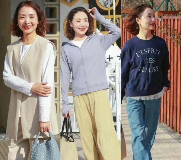 女人到了50、60岁别怕老，秋季这样穿衣打扮吧！有活力又得体