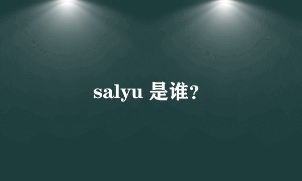 salyu 是谁？