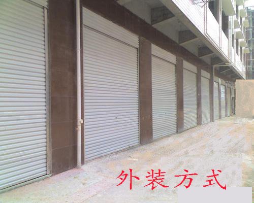 卷闸门的中装,内装,外装有什么区别,宽度都怎么计算的