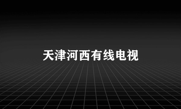 天津河西有线电视