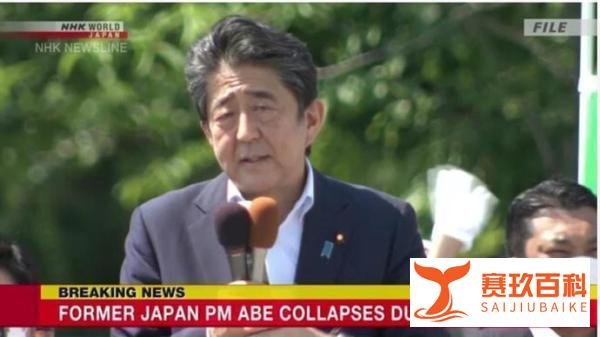 安倍晋三被霰弹枪子弹从后面约三米处击中两次， 脖子上有一个洞，已无生命体征