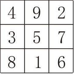 一到九几个数字在九字格中是多少？