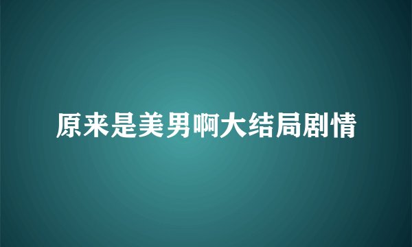 原来是美男啊大结局剧情