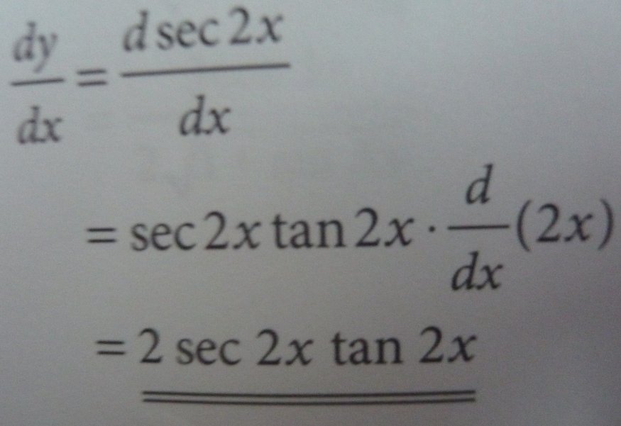 secx平方求导得多少？
