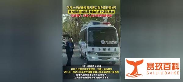 沈阳干部驾车处置山火致1死，已停职接受调查