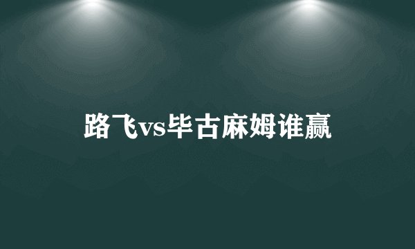 路飞vs毕古麻姆谁赢