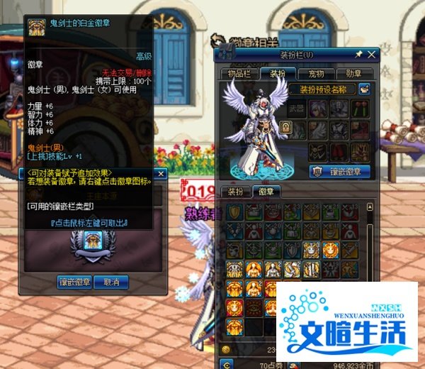 dnf白金徽章怎么镶嵌