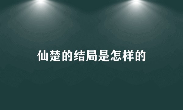 仙楚的结局是怎样的
