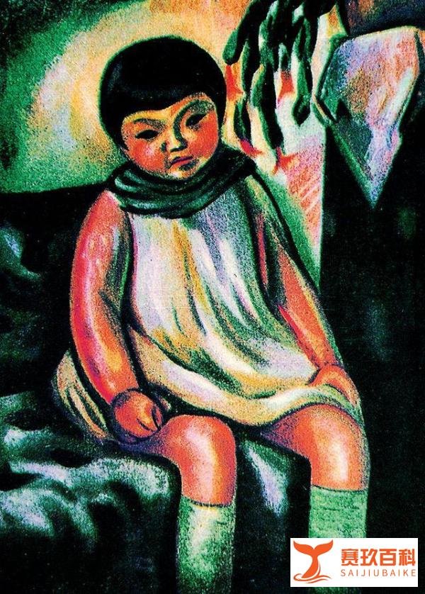 蔡元培之女蔡威廉：民国时著名女画家，临终在墙上画下女儿肖像