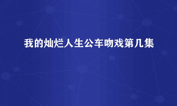 我的灿烂人生公车吻戏第几集