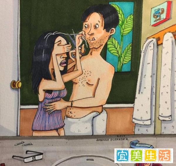 一组适合成人看的漫画。