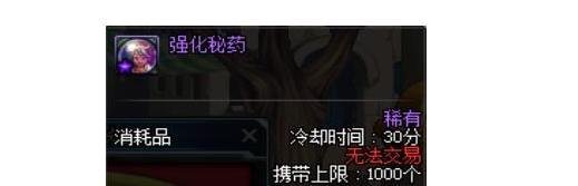DNF中有哪几种强化秘药？