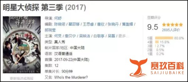 《明星大侦探》又一档高分国产综艺被下架了，心痛