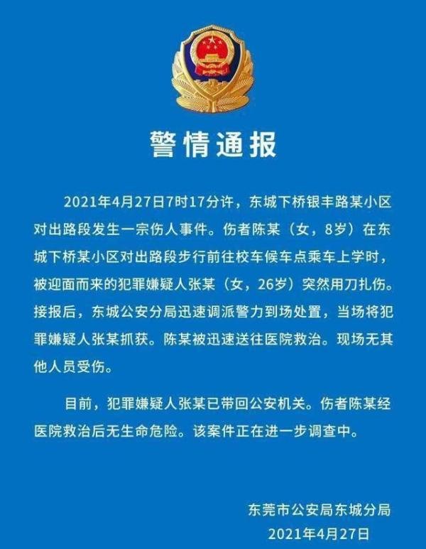 东莞女孩上学途中遇袭 这是咋情况？