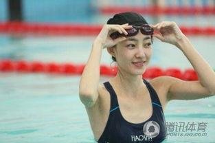 王丽坤星跳水立方露卫生巾跳水后素颜惊艳众人